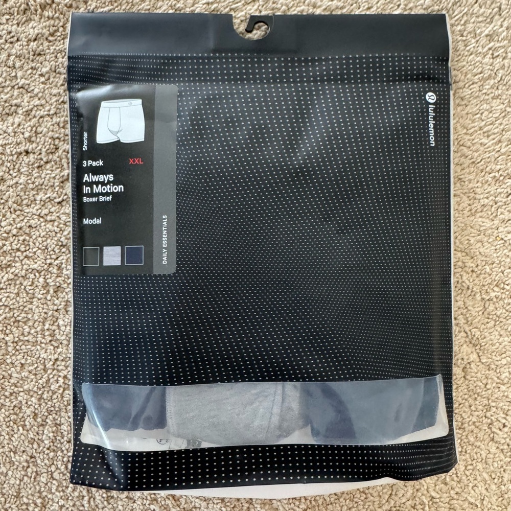 NWT lululemon Always in Motion Boxers